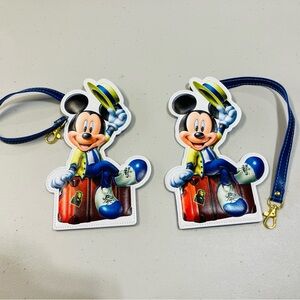 Set of Tokyo Disney Resort Mickey Mouse Luggage Tag